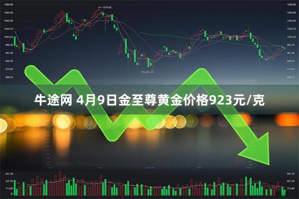 牛途网 4月9日金至尊黄金价格923元/克