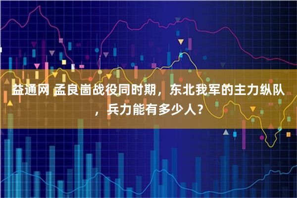 益通网 孟良崮战役同时期,东北我军的主力纵队,兵力能有多少人?